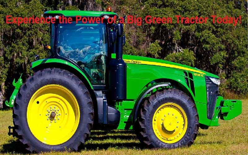 big green tractor